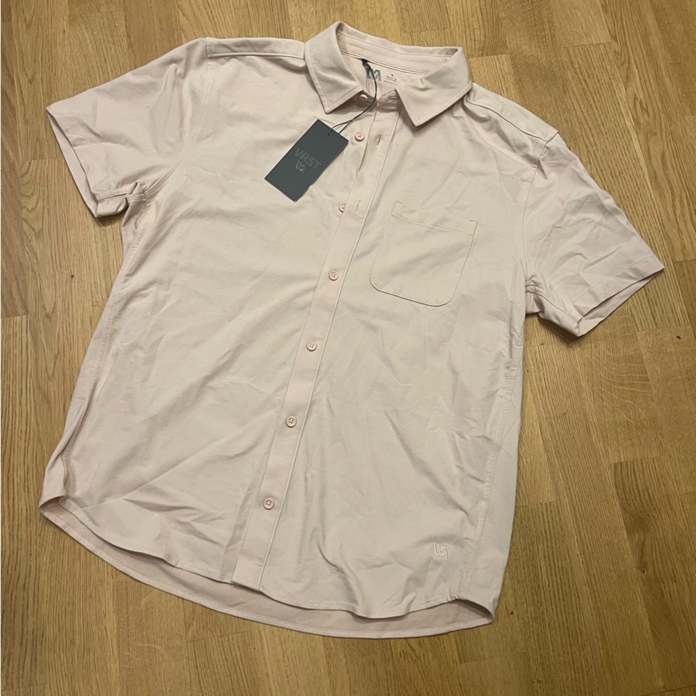 VRST Soft Pink Button-Up Shirt